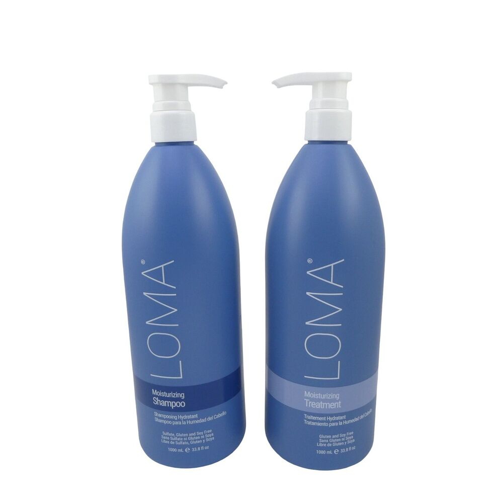 Loma Hair Care Moisturizing Shampoo Treatment Duo New